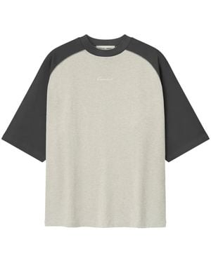 Fear Of God Logo-Embroidered T-Shirt - Natural