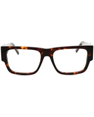 MCM Occhiali Havana Squadrati Con Effetto Tartarugato - Nero