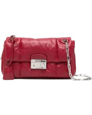 Prada Quilted Shoulder Bag - Red