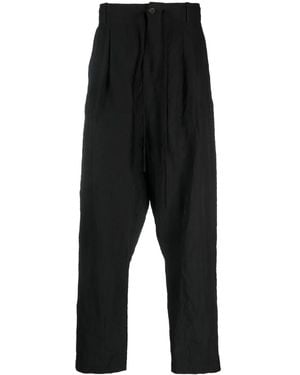 Forme D'expression Linen Sarouel Pants - Black