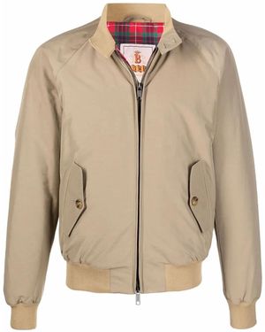 Baracuta ジップアップ ボンバージャケット - ナチュラル
