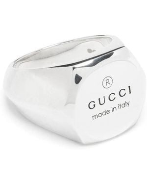 Gucci Trademark リング - ホワイト