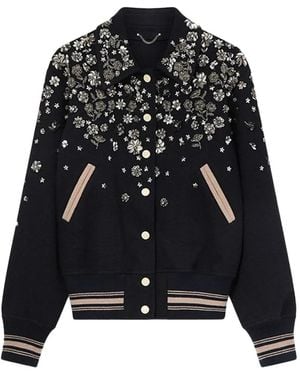 Golden Goose Wool Bomber Jacket - Black