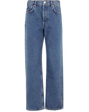 Anine Bing Roy washed jeans - Azul