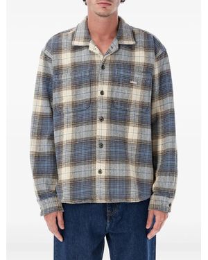 Obey Plaid Pocket Shirt - Blue