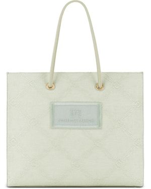 Elisabetta Franchi Textured Tote Bag in Pink | Lyst