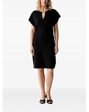 Guess Logo-Plaque Mini Dress - Black