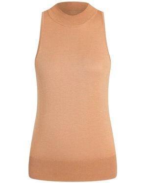 12 STOREEZ Mawata Ribgebreide Tanktop - Wit