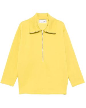 THE M.. Hofu Half-Zip Sweatshirt - Yellow