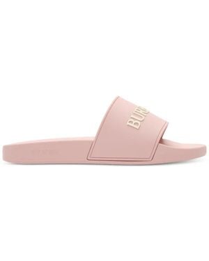 Burberry Logo Slides - Pink