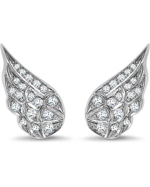 Pragnell Tiara ダイヤモンド ピアス 18kホワイトゴールド - メタリック