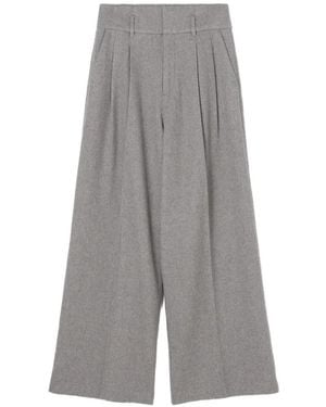 James Perse Pantalones Con Trabillas Y Pliegues - Gris