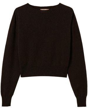 Twinset Crew-Neck Cashmere Jumper - Black