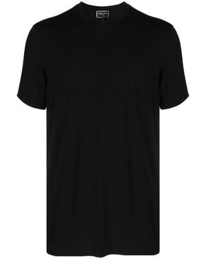 Giorgio Armani Cotton T-Shirt - Black