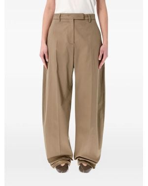 Thelatest Dina Belt-Loop Pants - Natural