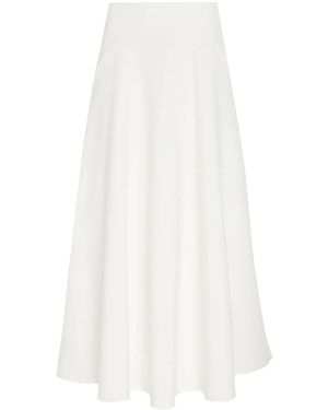 Rosetta Getty Arced Maxi Skirt - White