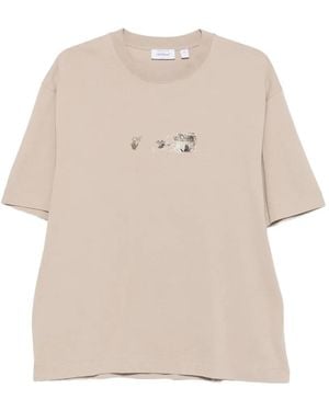 Off-White c/o Virgil Abloh T-Shirt Spices Arrow Skate À Logo Imprimé - Natural