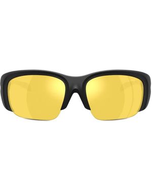 DIESEL Rectangle-Frame Sunglasses - Metallic