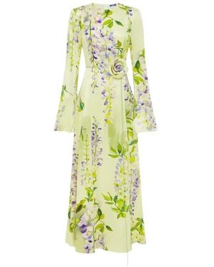 LEO LIN Francesca Floral Maxi Dress - White
