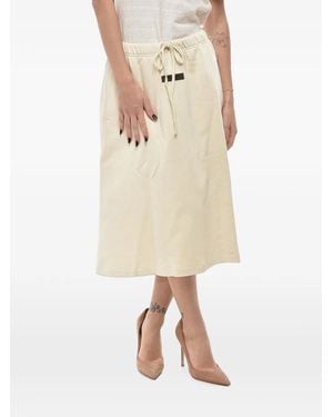 Fear Of God Elasticated-Waist Midi Skirt - Natural