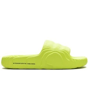 adidas Adilette 22 "Solar" Slides - Green