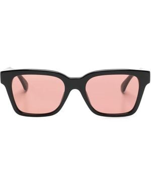 Retrosuperfuture America Sonnenbrille Mit Eckigem Gestell - Pink