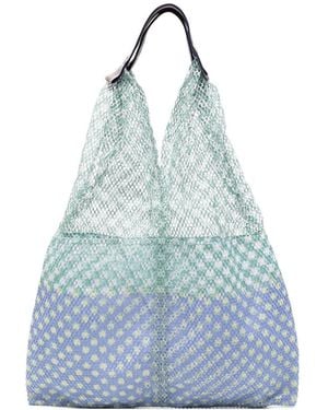 Epice Bolso shopper con red estampada - Azul