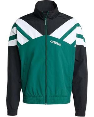 adidas Colour-Blocked Track Jacket - Green
