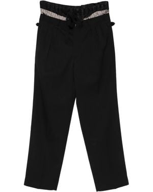 Maison Margiela Pleated Tie Pants - Black