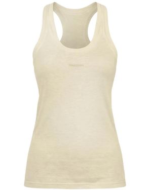 Patrizia Pepe Jersey Tank Top - Natural