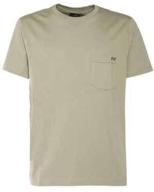 Fay Cotton T-Shirt - Green