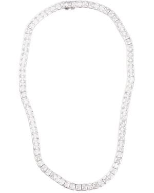 Izabel Display Collier À Pendentif Tennis - Blanc