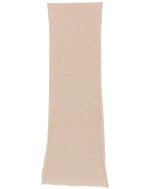 Baserange Gestrickter Schal - Weiß