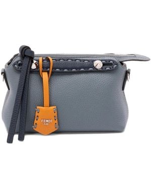 Fendi Mini By The Way Selleria Tote Bag - Blue