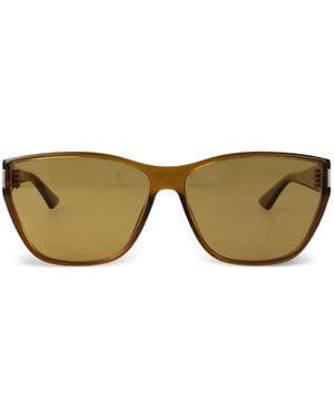 Saint Laurent Sl758 Square-Frame Sunglasses - Natural