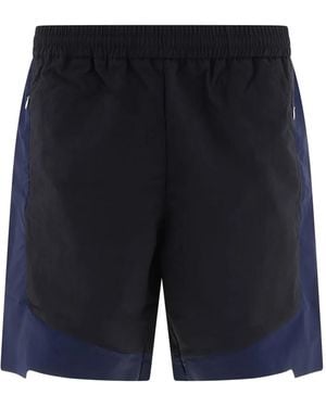 JEAN-LUC A.LAVELLE Panelled elasticated-waist shorts - Blau