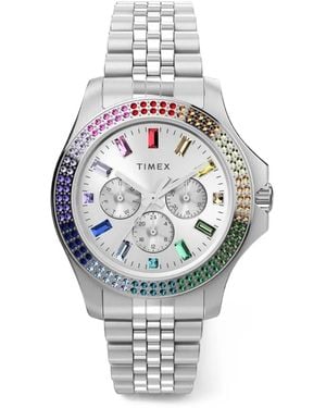 Timex Kaia Armbanduhr Mit Kristallen 40Mm - Mettallic