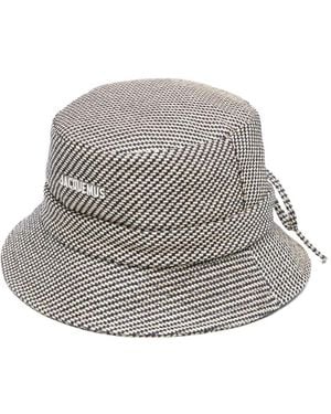 Jacquemus Le Bob Gadjo bucket hat - Grau