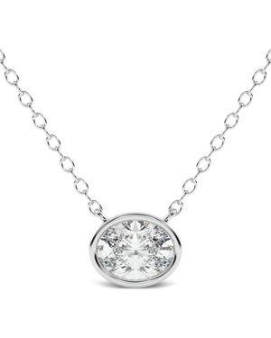Diamond Essentials Lab-Grown Diamond Necklace - White