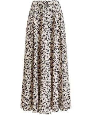 Essentiel Antwerp Maxi-Rok Met Bloemenprint - Wit