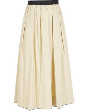 Tela Pleated Maxi Skirt - Natural