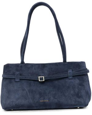 MANU Atelier Le Cambon Buckle-Detail East-West Bag - Blue