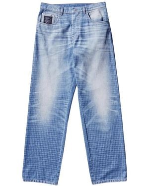 Umbro Checked Jeans - Blue