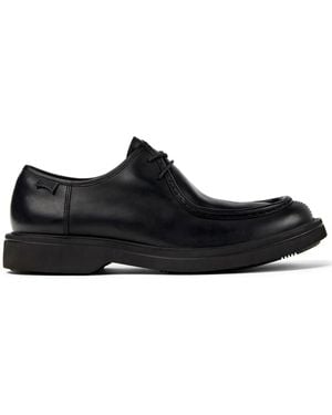 Camper Norman Leather Loafers - Black