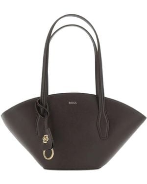 BOSS Logo Shoulder Bag - Black