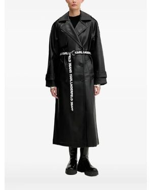 Karl Lagerfeld Pull À Poignets Côtelés - Noir