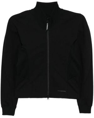 and wander Pile Jacket - Black