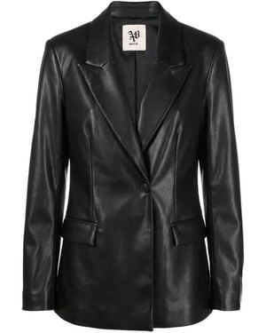 Aniye By Caly Single-Breasted Blazer - Black