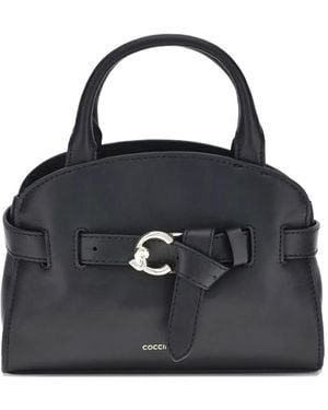 Coccinelle Sabine Buckle-Detail Top-Handle Tote Bag - Schwarz