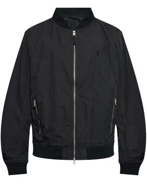 AllSaints Bassett Ramskull Bomber Jacket - Black